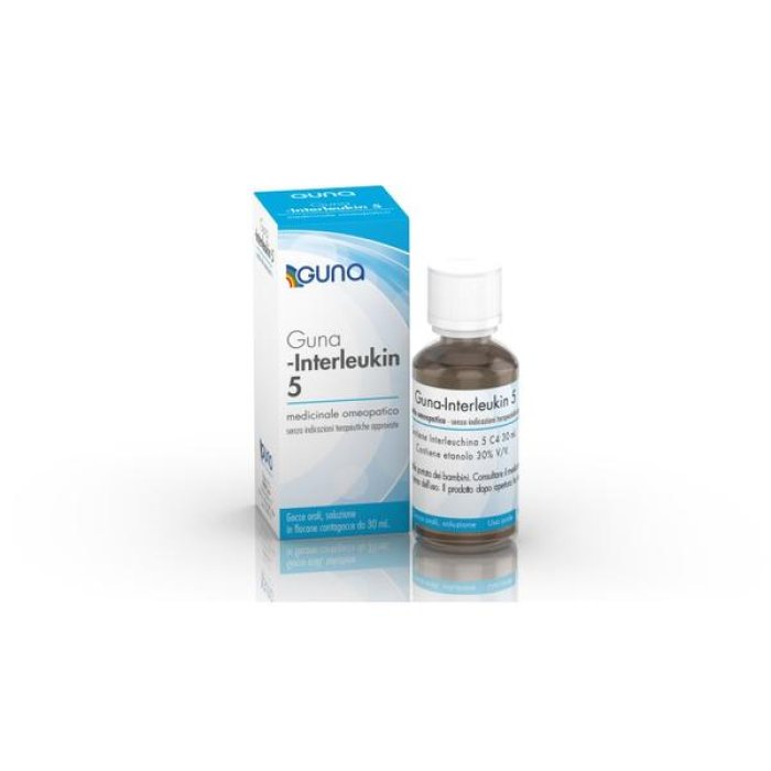 Guna Interleukin 5 4CH gocce orali 30 ml – rimedio omeopatico di supporto al sistema immunitario