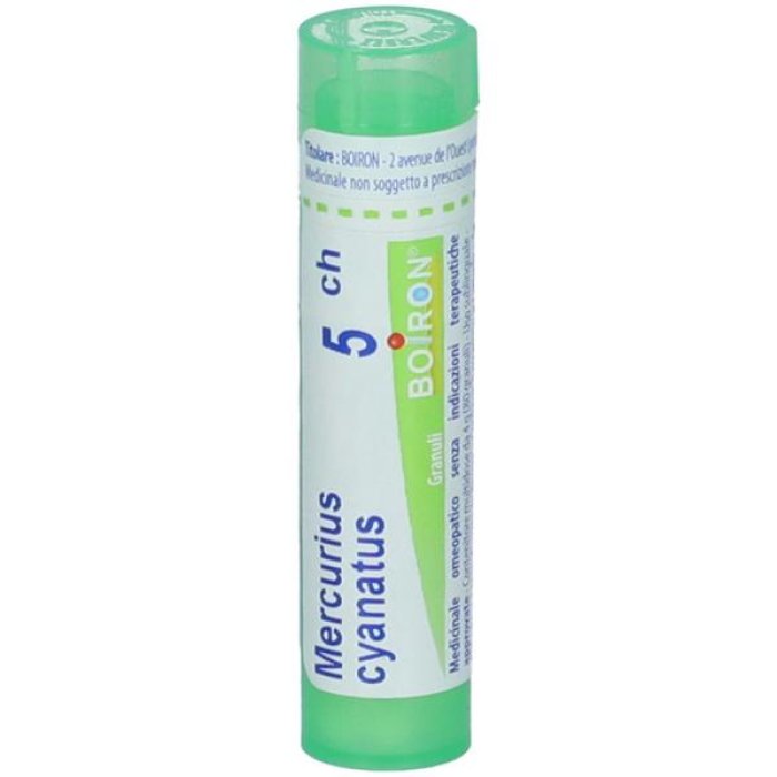 Mercurius Cyan Granuli Omeopatici in Tubo Boiron Diluizione Cinque Centesimale Hahnemanniana
