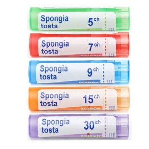 Boiron Spongia Tosta 7 CH Granuli Omeopatici in Tubo