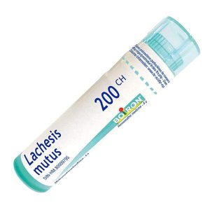 Lachesis Mutus 200 Centesimale Hahnemanniana Dose Unica Granuli Omeopatici Boiron and Rimedi Naturali per Circolazione e Menopausa
