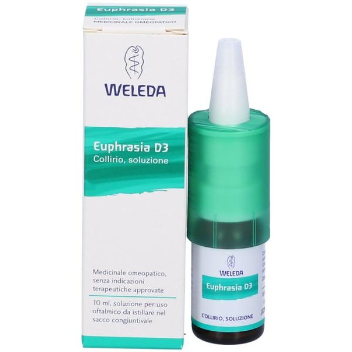 Weleda Euphrasia D3 Collirio Omeopatico per Congiuntivite 10 ml