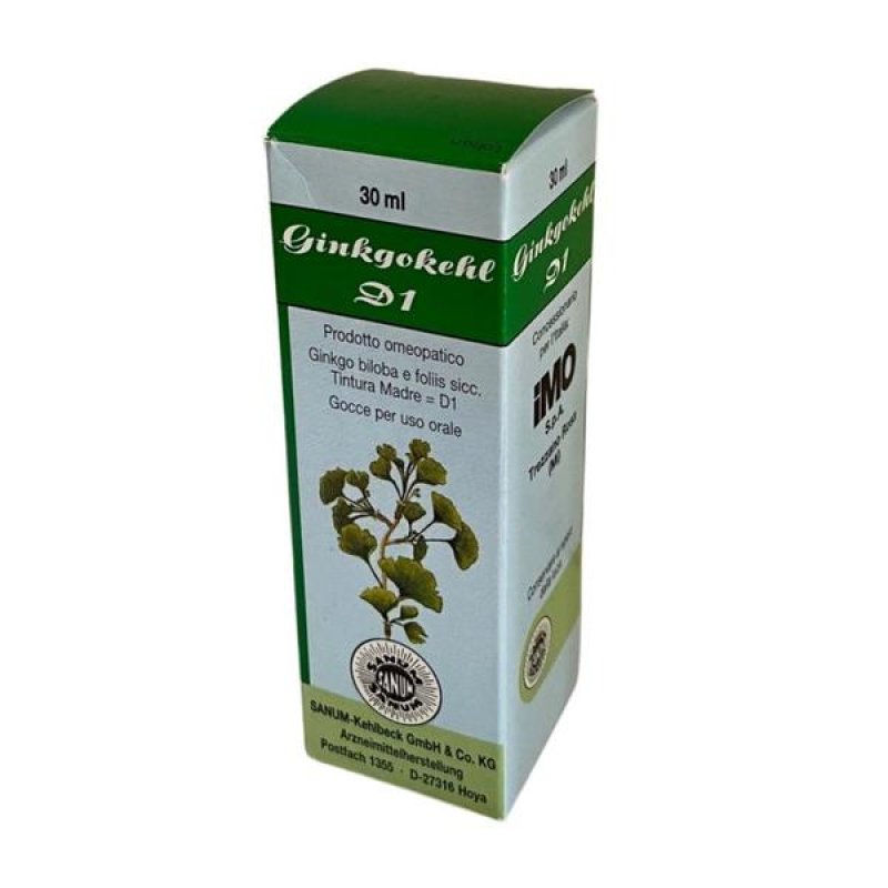 Ginkgokehl D1 gocce 30 ml Sanum - rimedio omeopatico a base di Ginkgo biloba