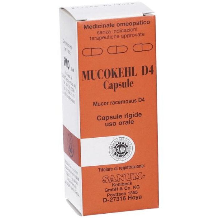 Sanum Mucokehl D4 Integratore in Capsule Confezione da 20