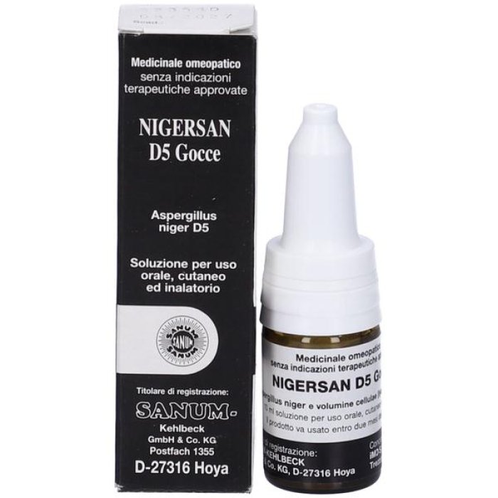 Sanum Nigersan D5 gocce orali 10 ml preparato omeopatico