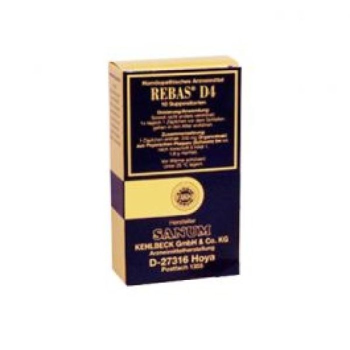 Sanum Rebas D4 10 Supposte Omeopatiche Rettali – Supporto Naturale per Intestino e Difese Immunitarie
