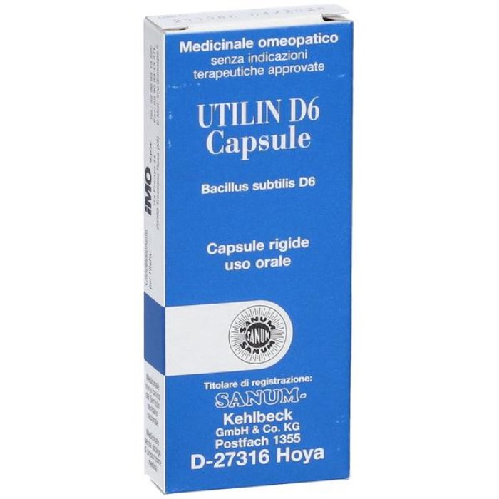 Sanum Utilin D6 Integratore Immunitario Probiotico in Capsule – Confezione da 5 Capsule