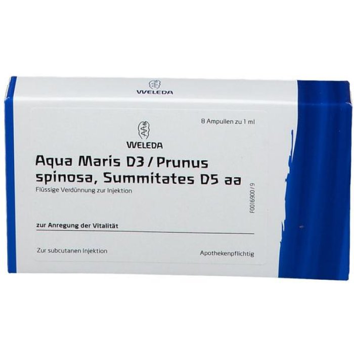 Aqua Maris D3 Prun D5 flacone - integratore con vitamina D3 e prunus