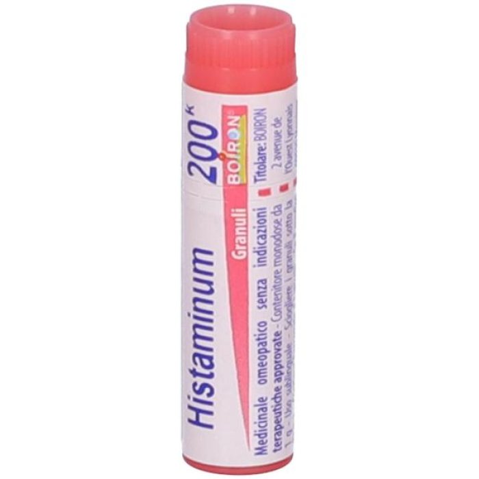 Boiron Histaminum 200K Dose Unica Globuli Omeopatici per Allergie, Rinite e Prurito