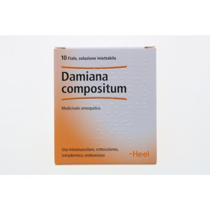 Damiana Compositum Heel 10 Fiale da 2,2 Millilitri – Preparato Omeopatico a Base di Damiana per il Benessere Generale