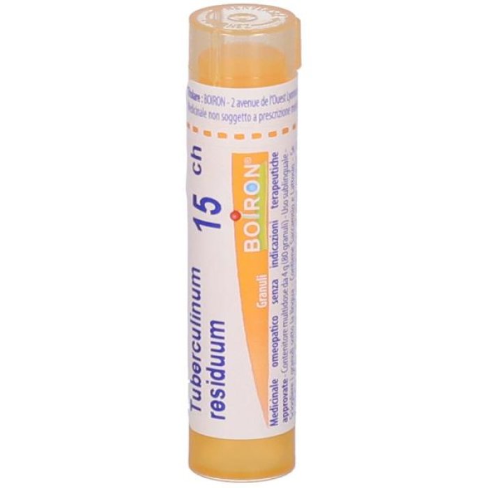 Boiron Tubercolinum Residuum 15 CH Granuli Rimedio Omeopatico in Tubetto