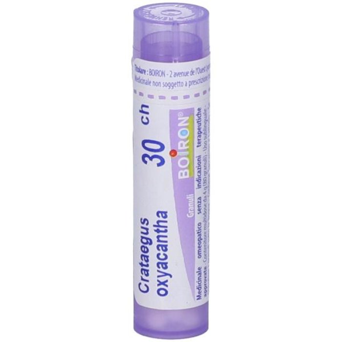 Boiron Crataegus Oxyacantha 30 CH Tubo Granuli – Rimedio Omeopatico per the Cuore and il Benessere del Sistema Cardiovascolare
