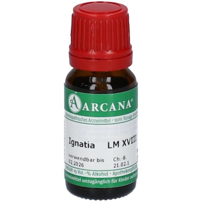 Ignatia Am 18 LM Gocce Orali 10 Millilitri Arcana rimedio omeopatico per ansia stress e disturbi del sonno