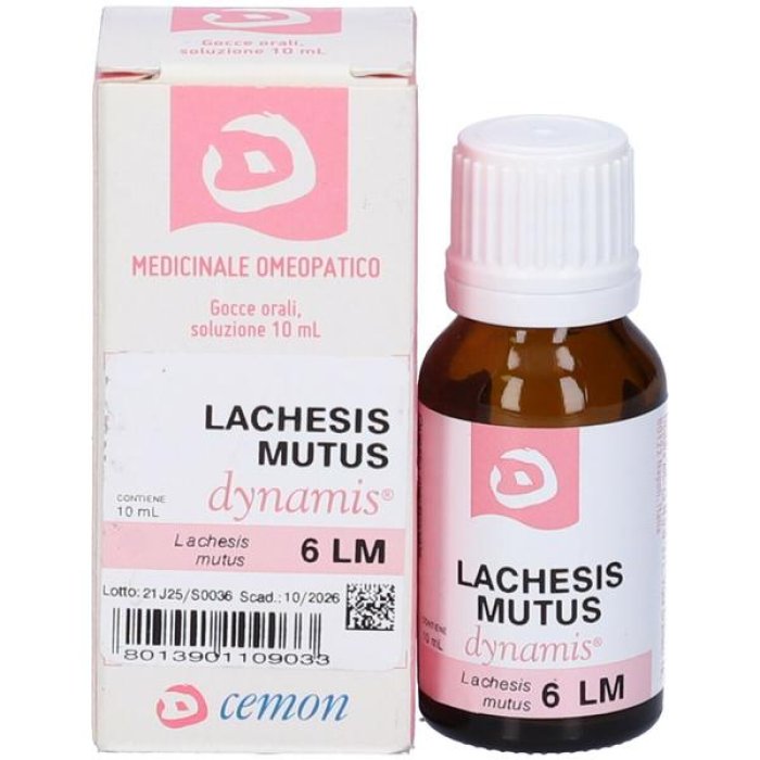 Lachesis mutus sesta diluizione cinquanta millesimale soluzione orale 10 millilitri Arcana rimedio omeopatico