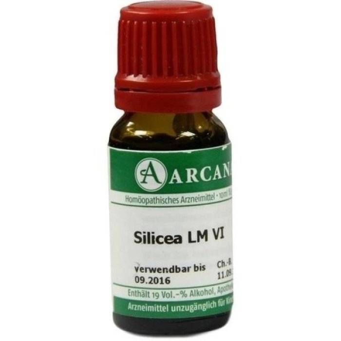 Silicea 6LM Gocce Orali 10 Millilitri Arcana Rimedio Omeopatico per il Benessere Generale