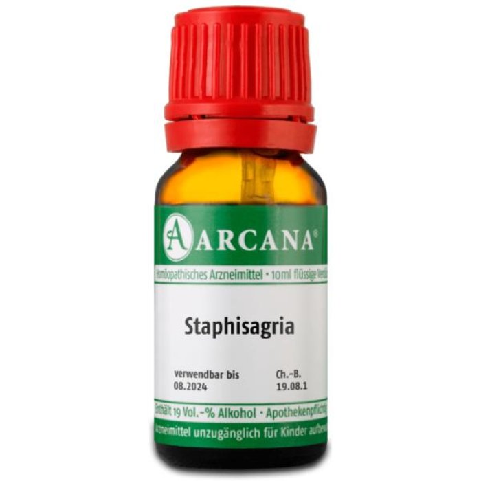 Staphysagria 18 LM Gocce Arcana – Rimedio Omeopatico in Gocce Orali a Base di Staphysagria