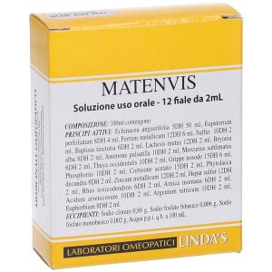 Matenvis Vis Linda trattamento in fiale 12 fiale da 2 millilitri