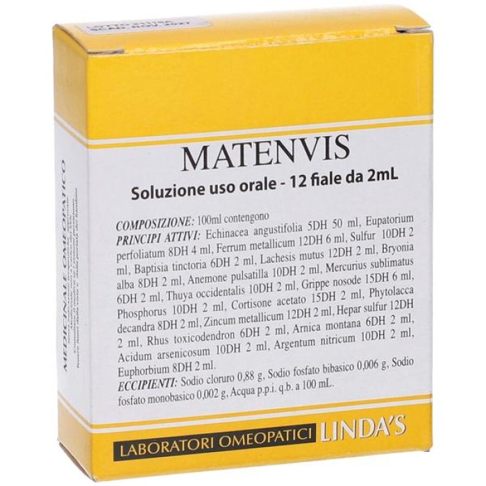 Matenvis Vis Linda trattamento in fiale 12 fiale da 2 millilitri