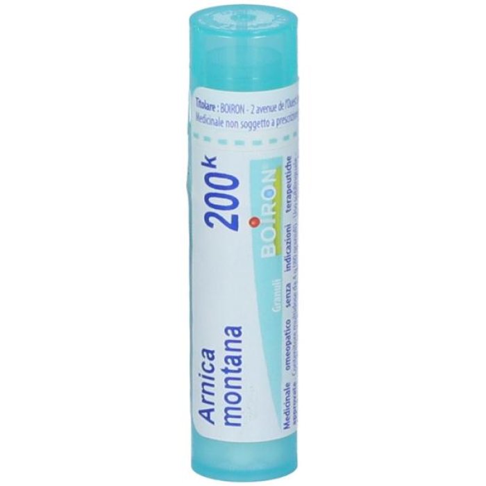 Boiron Arnica Montana 200K Granuli in Tubo – Rimedio Omeopatico per Traumi, Contusioni e Dolori Muscolari