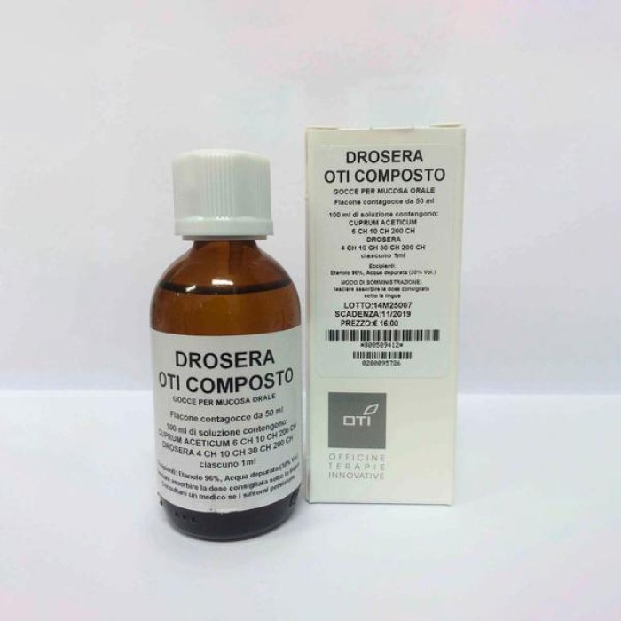 Drosera Comp Gtt OTI Gocce Orali 50 ml Rimedio Omeopatico per Tosse e Vie Respiratorie