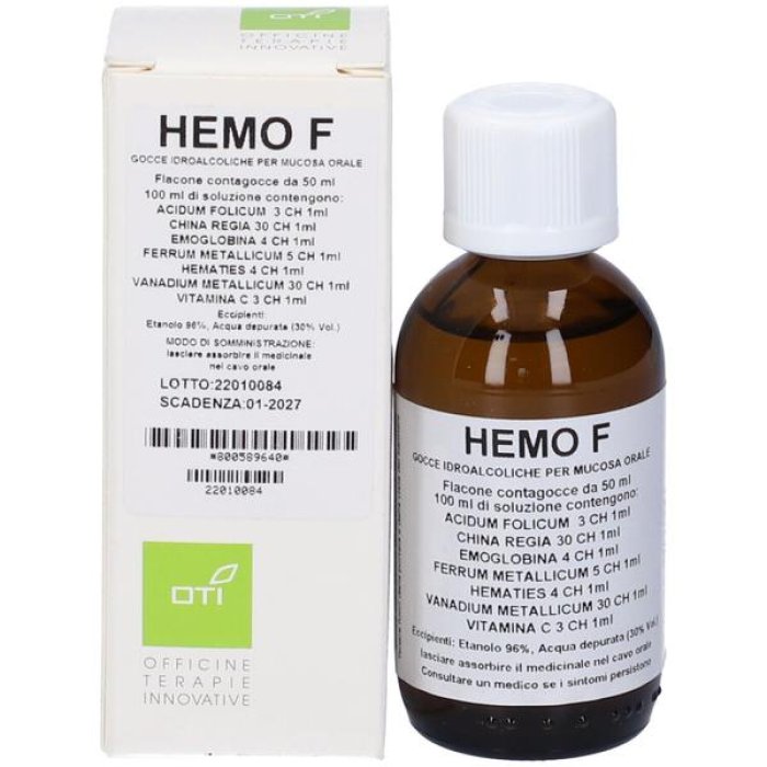 OTI Hemo F Gocce 50 ml Rimedio Omeopatico in Soluzione Orale