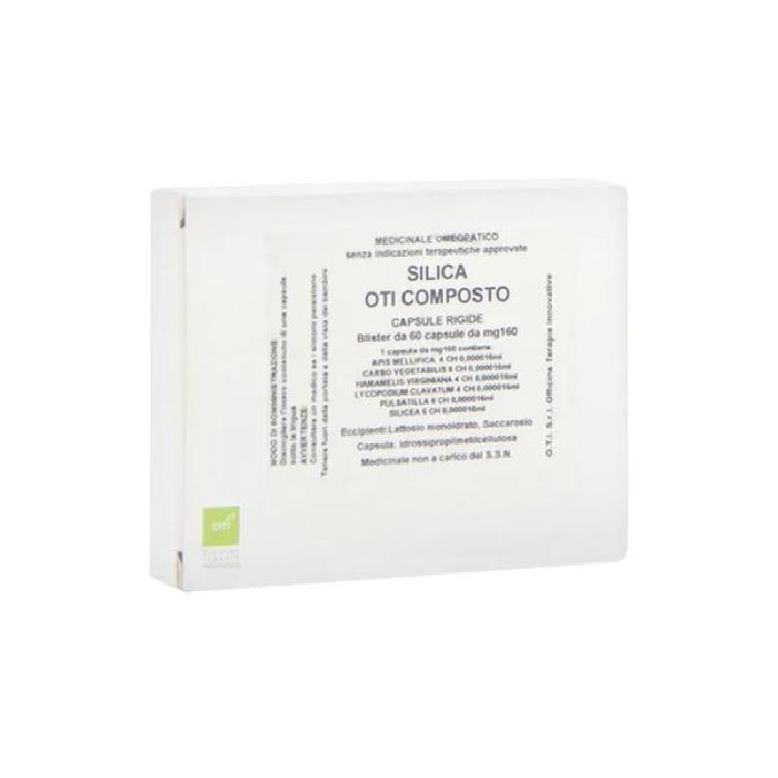 OTI Silica 160 mg Integratore Alimentare di Silicio 60 Capsule