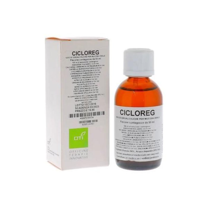 OTI Cicloreg Gocce 50 ml – Integratore Naturale in Gocce per Equilibrio Ormonale e Regolarità del Ciclo Mestruale