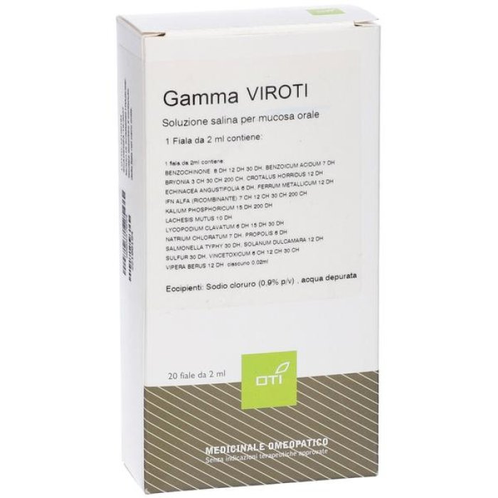 Gamma Viroti Integratore in Fiale 20 Fiale da 2 ml per il Benessere Generale