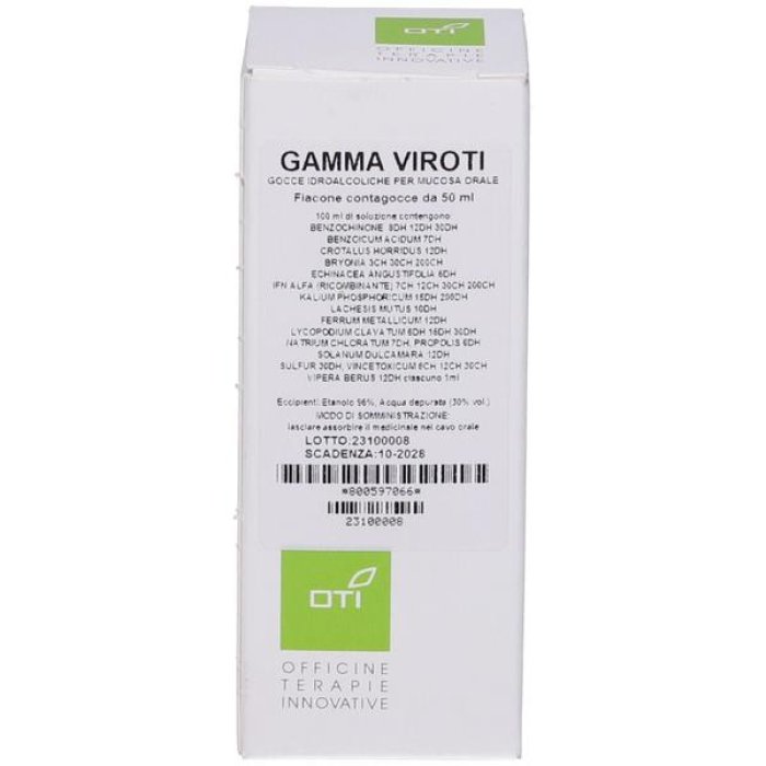 Gamma Viroti OTI Gocce Orali 50 ml Integratore Naturale per Difese Immunitarie