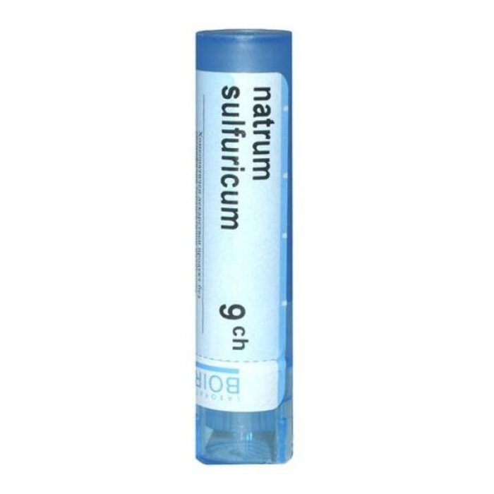 Natrum Sulfuricum 9CH globuli - rimedio omeopatico Natrum sulfuricum 9CH