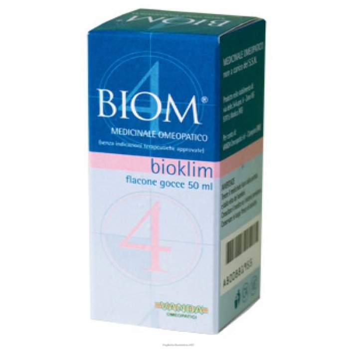 Vanda Biom 4 Bioklim Gocce 50 Millilitri Integratore per Benessere Donna e Menopausa