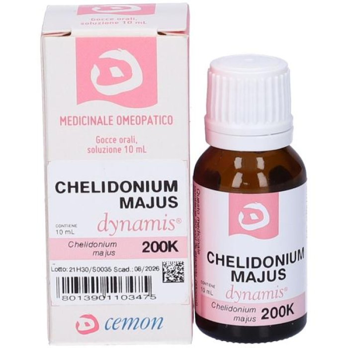 Chelidonium Majus 200K gocce Cemon rimedio omeopatico in soluzione
