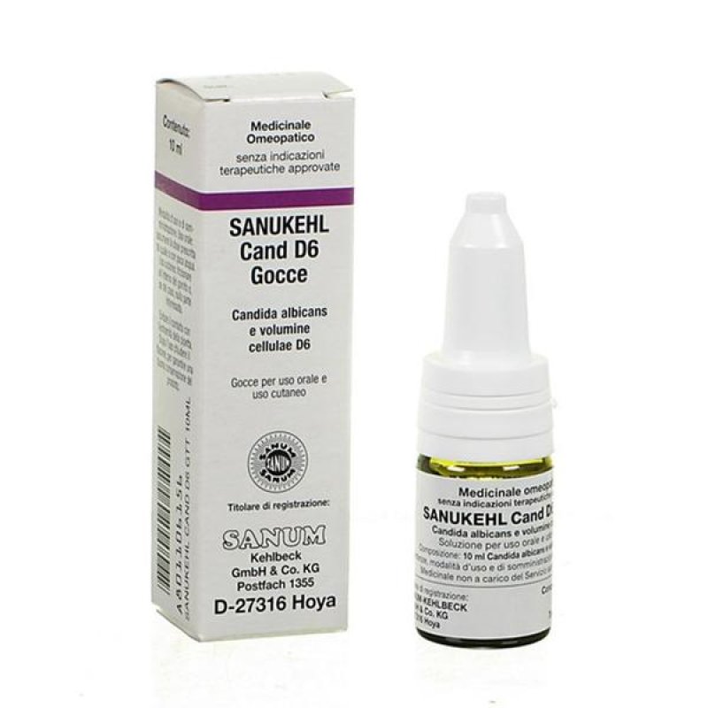 Imo Sanum Sanukehl Cand D6 Gocce Orali 10 Millilitri Preparato Omeopatico