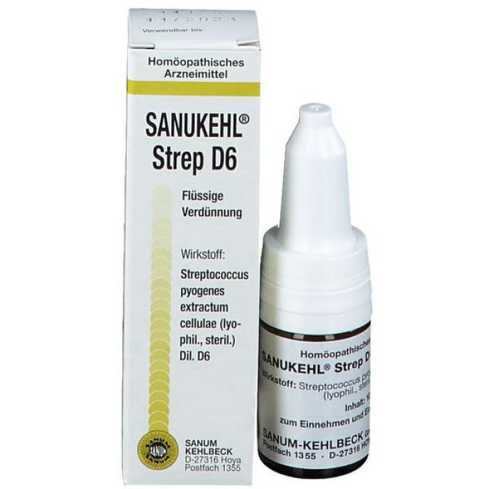 Sanum-kehlbeck Gmbh & Co. Kg Sanukehl Strep D6 Gtt 10 ml