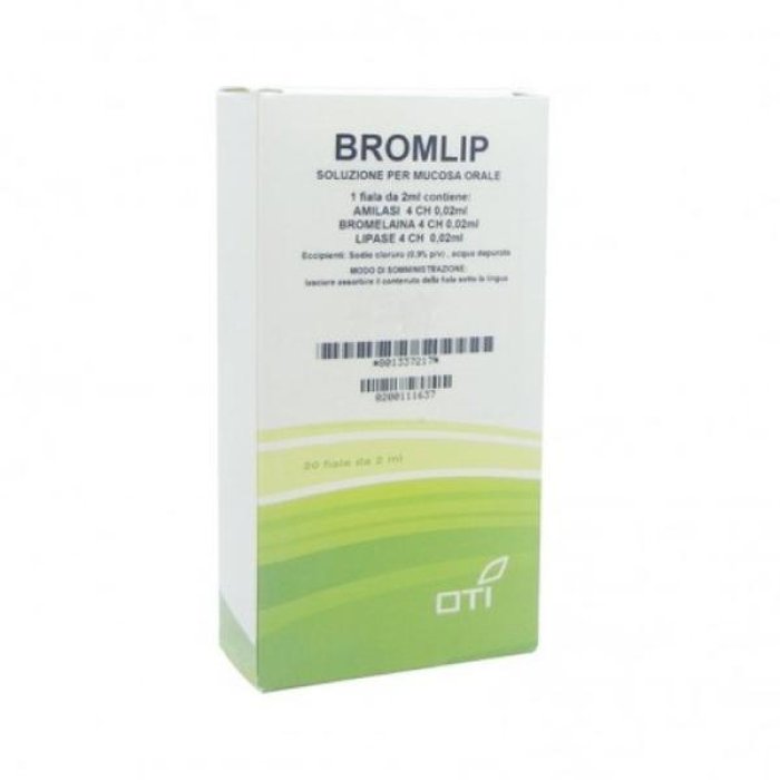 Bromlip OTI Integratore Alimentare 20 Fiale da 2 ml per il Benessere dell’Organismo