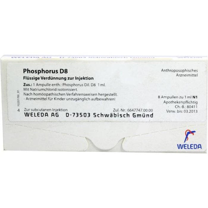 Phosphorus fiale cure FG 1LM-3LM - rimedio omeopatico Phosphorus in fiale ad alta diluizione