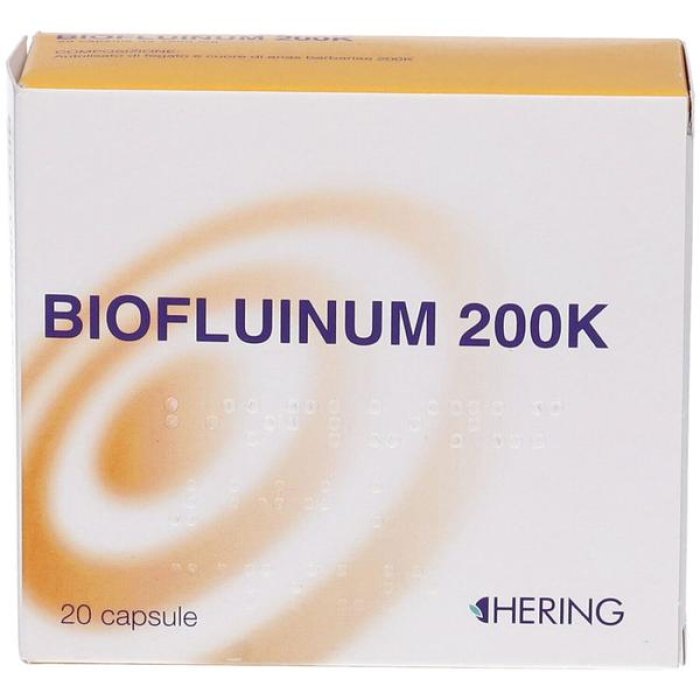 Hering Biofluinum 200K Medicinale Omeopatico 20 Capsule