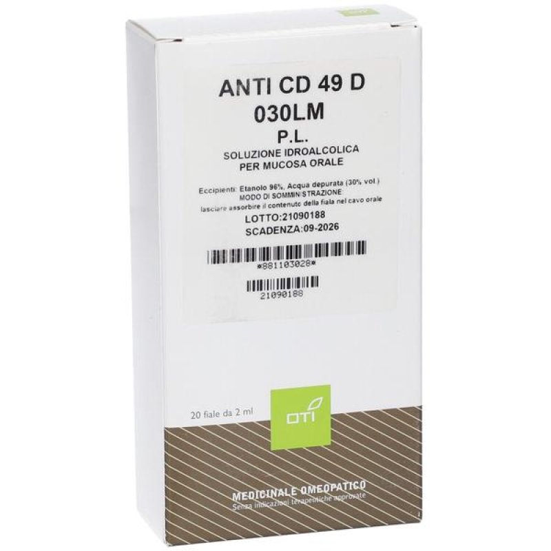 Anti CD 49 D 30LM 20 fiale - rimedio omeopatico in fiale 30LM