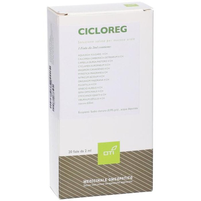 Cicloreg Oti 20 Fiale da 2 ml Officine Terapie Innovative preparato omeopatico per la regolarità del ciclo mestruale