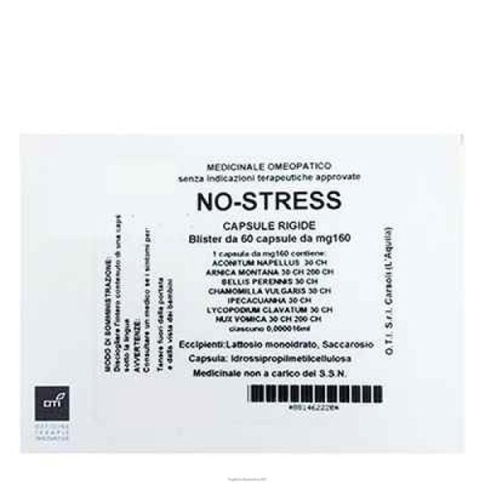 Oti No Stress 60 Capsule Integratore Naturale per Stress e Ansia