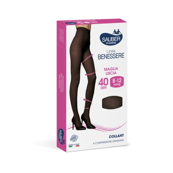 Sauber Collant 40 Denari Colore Brandy Taglia 2 Calze Elastiche Riposanti da Donna disponibili Online