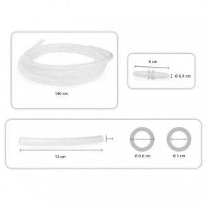 Set tubo Aspiret ricambio per aspiratore medico portatile