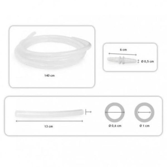 Set tubo Aspiret ricambio per aspiratore medico portatile