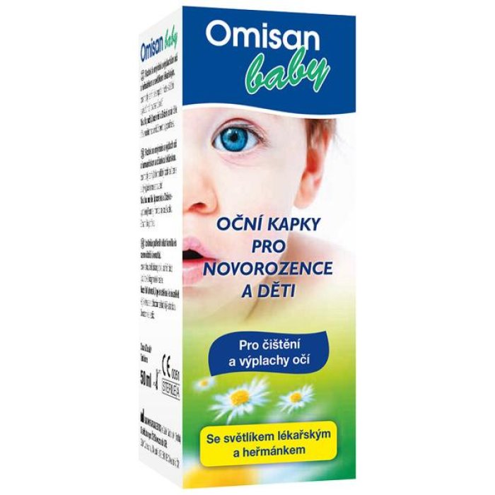 Omisan Baby Lavanda Oculare Soluzione Delicata Per Neonati E Bambini Gocce Oculari Kapky 50 Millilitri