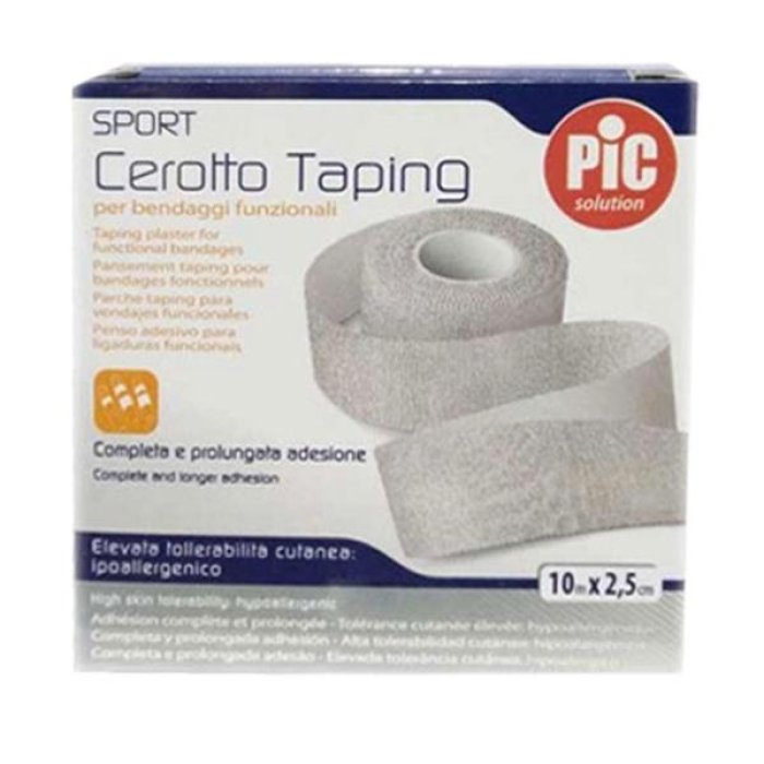 Cerotto taping 5x10 m Farmasyst nastro per kinesio taping