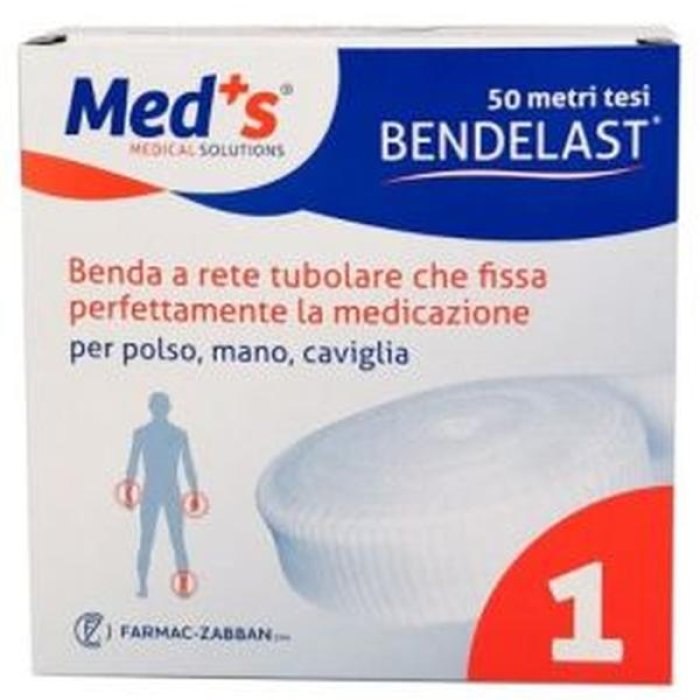Bendelast Benda Elastica Autoaderente 1 Rotolo 50 Metri per Contenimento e Sostegno