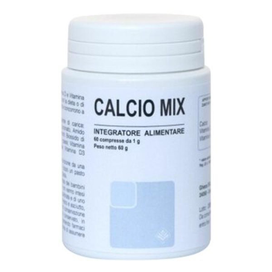 Calcio Mix 1000 mg 30 Compresse – Integratore di Calcio ad Alto Dosaggio per Ossa e Denti