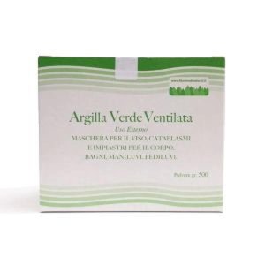 Argilla Verde Ventilata 500 g  Uso cosmetico e depurativo