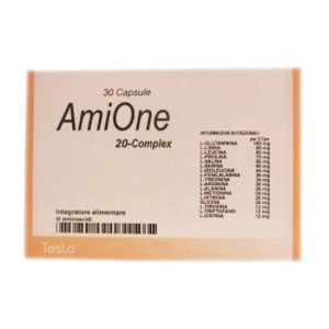 Amione 20 Complex Integratore Alimentare 30 Capsule per Energia e Benessere Fisico