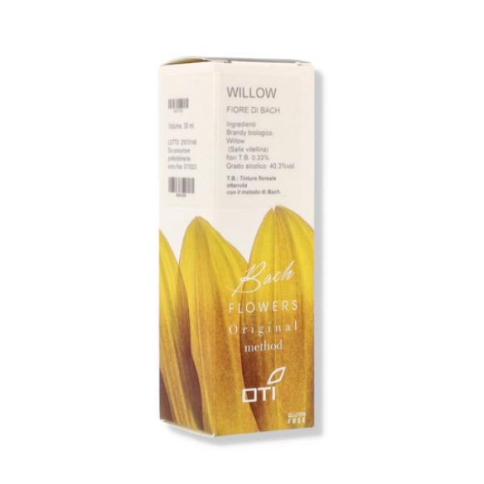 Willow Bach Oti Gocce 30 ml Otiflower Fiori di Bach Originali Rimedio Naturale
