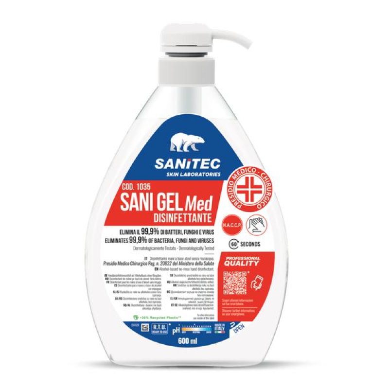 Sanysol Protezione Mani 75 ml - gel igienizzante mani senza risciacquo